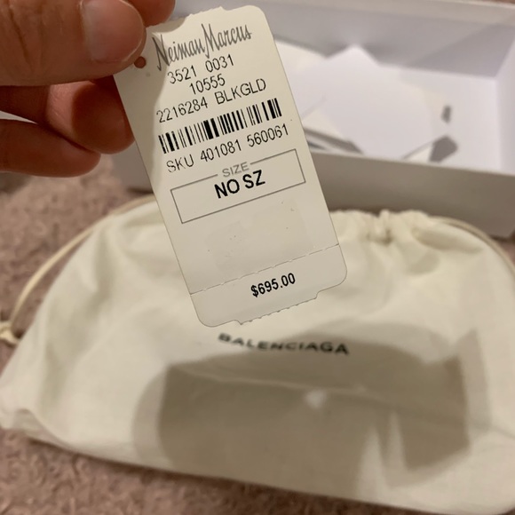 Balenciaga All Over Logo Wallet for Women in Black - Picture 7 of 8